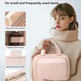 Large Travel Cosmetic Bag with Waterproof Hanging Hook