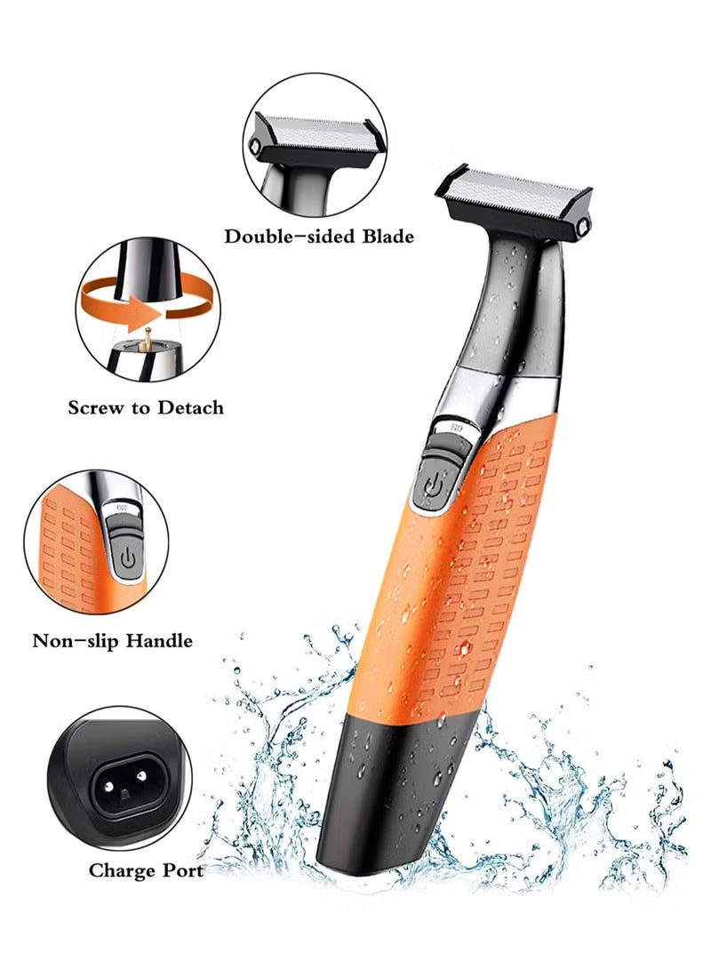 Kemei - 4-in-1 Waterproof Eyebrow & Facial Trimmer