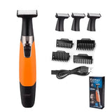 Kemei - 4-in-1 Waterproof Eyebrow & Facial Trimmer