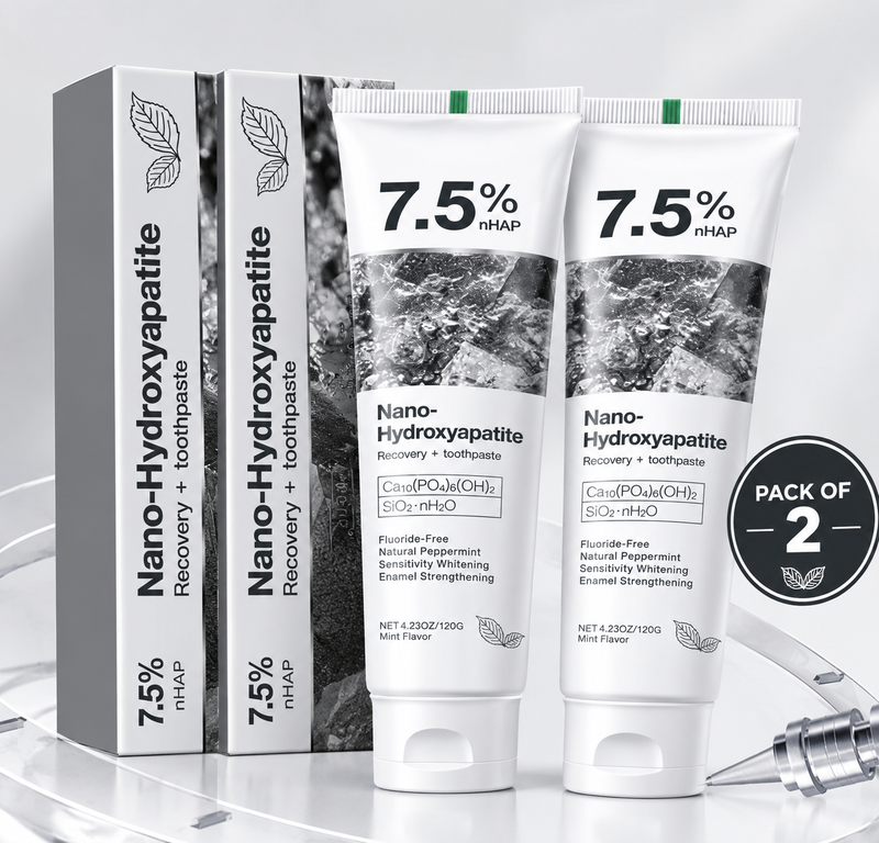 Buy 1 Get 1 Free 7.5% Hydroxyapatite Toothpaste – Enamel Protection, Tooth Strengthening